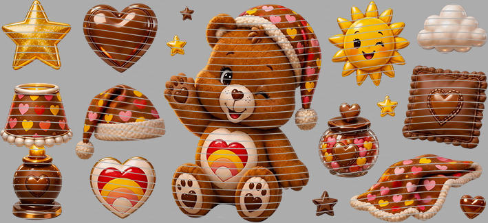 16oz Care Bears-Be-264